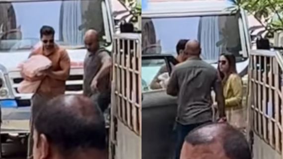 VIRAL! New Parents Varun Dhawan & Natasha Dalal Make FIRST Appearance With Their Newborn Daughter; WATCH Video