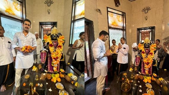 'Karmadhikari Shanidev' Actor Vineet Kumar Chaudhary Visits Shani Temple For Shani Jayanti Celebration