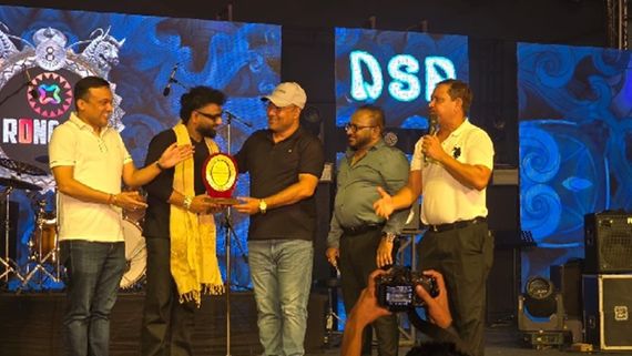 Assam Govt Felicitates Pushpa 2 Music Director Rockstar DSP At Rongali. Details About His Upcoming Tour