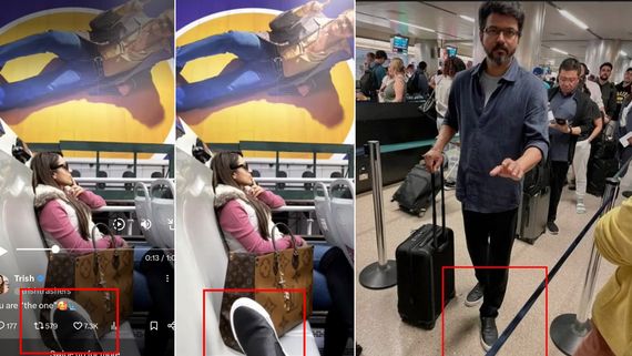 Vijay Linked To Mystery Shoe In Trisha's Viral Instagram Story: Netizens Speculate They Are Together