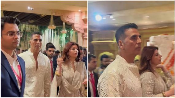 Anant-Radhika Wedding: Akshay Kumar Tests COVID Negative, Attends Reception With Wife Twinkle Khanna - VIDEO