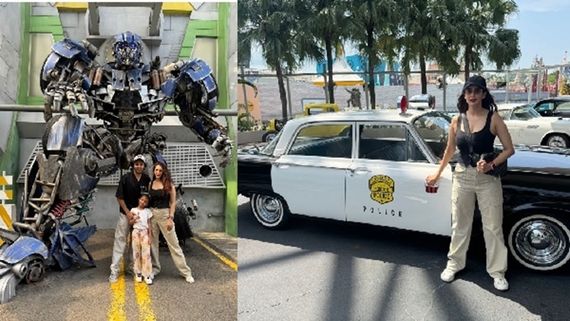 Chahatt Khanna Celebrates Birthday In Singapore With Her Daughters & BFF Rohan Gandotra- VIRAL PICS