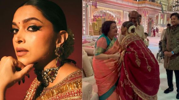 Anant Ambani-Radhika Merchant Wedding: Rajinikanth's Wife Blesses & Kisses Pregnant Deepika Padukone 