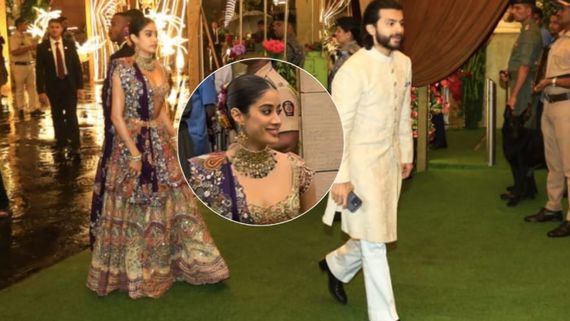 Anant-Radhika Mehendi: Janhvi Kapoor Rumoured Bf Shikhu's Cute Gesture For Her Leaves Actress Blushing | WATCH
