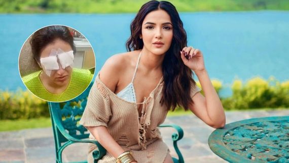 Jasmin Bhasin Suffers Corneal Damage Due To Lens Mishap? Actress Shares Update; '... I Can't See' | VIRAL Pics