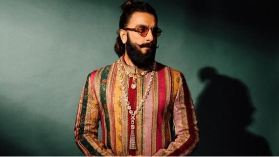 Ranveer Singh Oozes Royalty In Multicolored Sabyasachi Attire For Anant-Radhika Wedding
