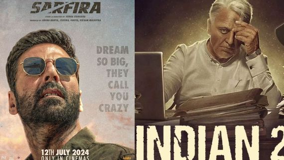 Sarfira vs Indian 2 Box Office Collection Day 1 Prediction: Will Akshay Kumar Beat Kamal Haasan On First Day?