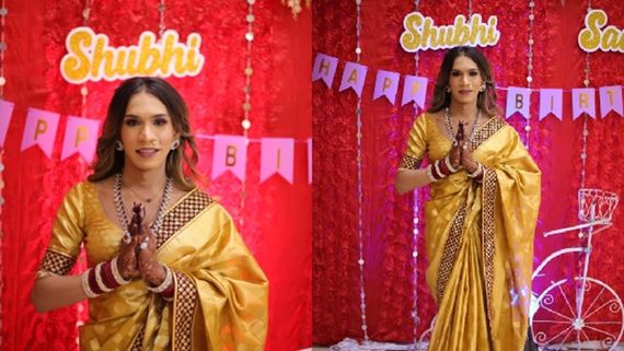 ‘Dhruv Tara’ Transgender Actress Shubhi Sharma Rings In Birthday Celebrating Mata Ki Chowki