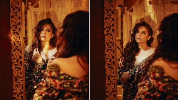 90’s Bikini girl Sonam Khan Does A Bold Photoshoot Looking Blazing Hot in An Outfit By Sabyasachi