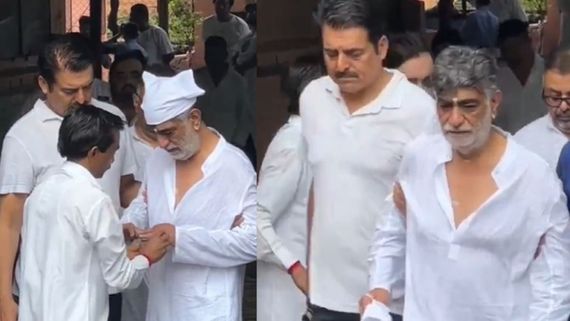 Tishaa Kumar Funeral: Father Krishan Kumar Left Devastated At Last Rites, Supported By Bhushan Kumar