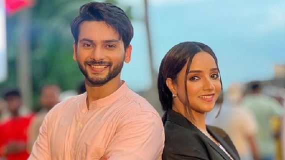 Advocate Anjali Awasthi Actors Shritama Mitra & Ankit Raizada On Star Plus Janmashtami Celebrations Episode