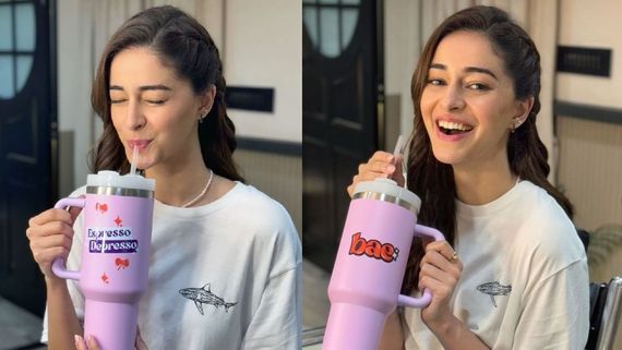Call Me Bae: Ananya Panday Sets The Mood Right For Her Series In A Cute Way With Her Bae-sic sipper