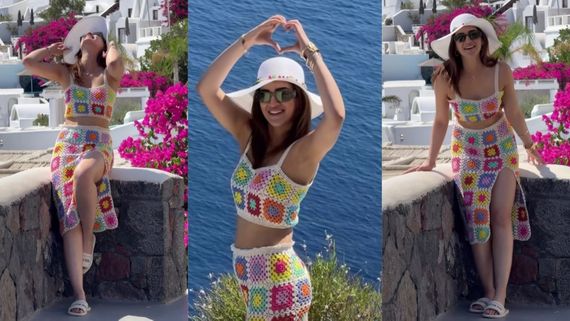 Kriti Sanon Beach Fashion: Kriti Takes Crochet Trend To Another Level In Santorini; Can You Guess PRICE?