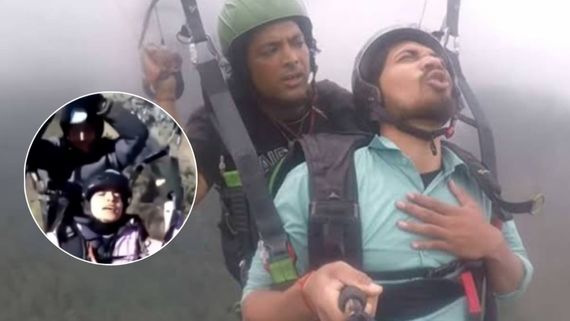 Paragliding Girl Viral Video: After Vipin Sahu's 'Land Kara De', NEW Funny Paragliding Video Goes Viral; WATCH