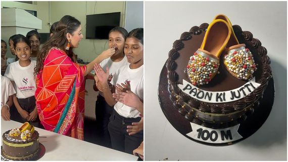 Isha Malviya Marks 100 Million Views Of Paon Ki Jutti With Joyful Celebration For Underprivileged Girls
