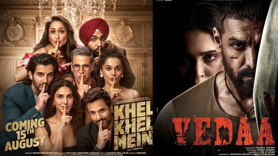 Vedaa vs Khel Khel Mein Advance Booking Day 1: John Abraham Beats Akshay Kumar As They Lock Horns For 3rd Time