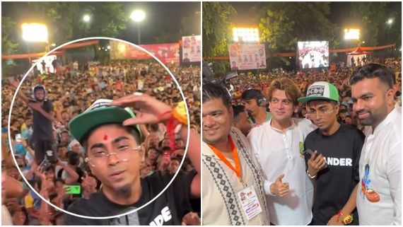 Janmashtami 2024 | Bigg Boss 16 Star MC Stan Puts Tilak On Forehead As He Attends Dahi Handi, Fans Praise Him