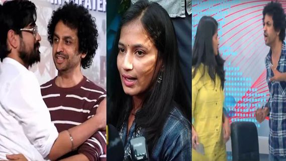 Raj Tarun-Lavanya Issue: Actor's Ex-Girlfriend Hurls Sandal At Shekhar Basha In A Live