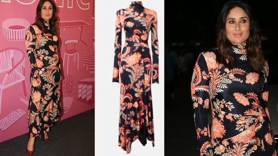 Kareena Kapoor Exudes 'Very Demure' Vibe In Asymmetric Floral Midi Dress, Here's Where You Can Get It From