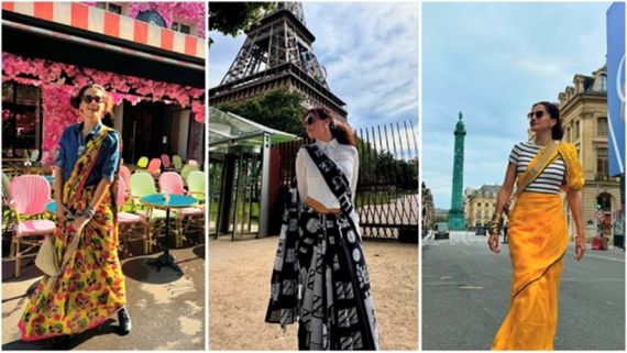Phir Aayi Hasseen Dillruba: Taapsee Pannu Levels Up Method Dressing Taking Over The World In Sarees, In Pics