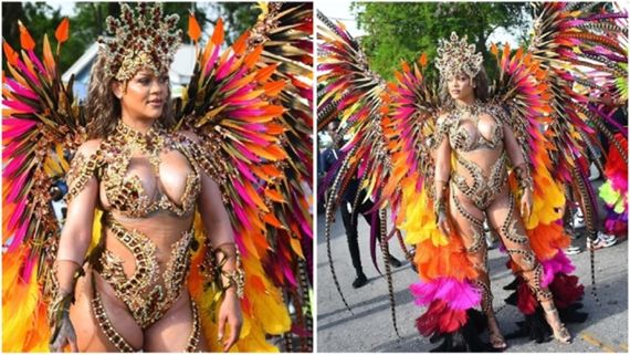 Rihanna Is Caribbean Goddess In Sexy Bejewelled Nude Bodysuit In Crop Over Festival; Know Its Significance