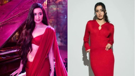 Stree 2 Fashion Spotlight: Saree To Dress; Shraddha Kapoor Elevates Style Game With 5 Stunning RED Looks
