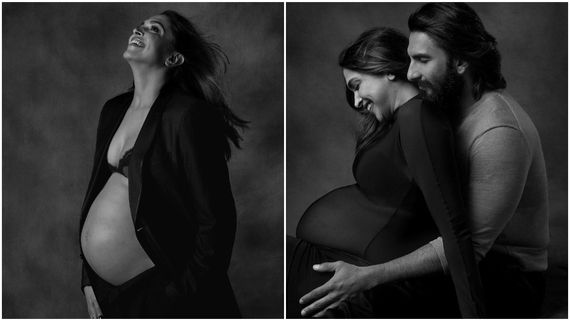 Deepika Padukone Flaunts Baby Bump In Heartwarming Pregnancy Shoot With Hubby Ranveer Singh - VIRAL PICS