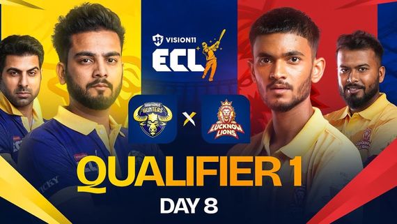 ECL T10 Qualifier 1 LIVE: Anurag Dwivedi (Lucknow Lions) BEATS Elvish Yadav (Haryanvi Hunters)- ECL 2024 Final