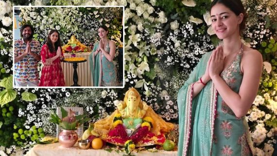 Ananya Panday Ganesh Chaturthi 2024 Outfit: Liked Call Me Bae Actress' Sharara Set? Here's How Much It Costs 