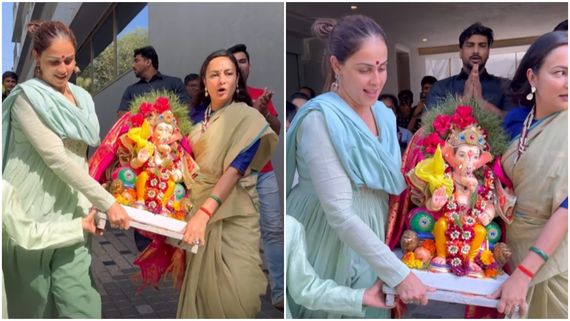 Ganesh Chaturthi 2024 Visarjan: Genelia Deshmukh Shares Heartwarming Video Bidding Adieu To Lord Ganesha