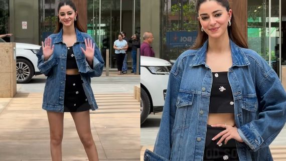 Call Me Bae Promotion: Ananya Panday Stuns In Co-ord Set Layering Up With Denim Jacket; Know Full Outfit Cost