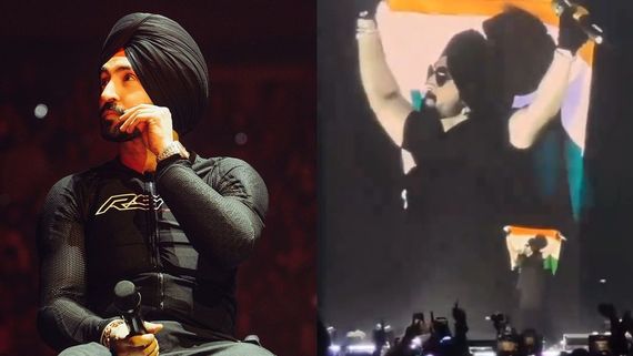 Diljit Dosanjh Waves Indian Flag During Delhi Concert; Says 'Ye Mera Desh, Mera Ghar Hai' - Watch