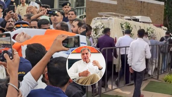 Ratan Tata Funeral Highlights: Mortal Remains Are Being Taken To Crematorium For Last Rites