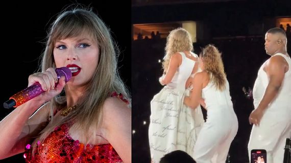 Taylor Swift Handles Wardrobe Malfunction On Stage While Performing Like A Boss In Eras Tour; Netizens React