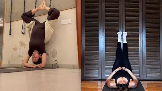 Sonnalli Seygall To Deepika Padukone: How Actresses Gave Fitness Goals With Headstands During Pregnancy