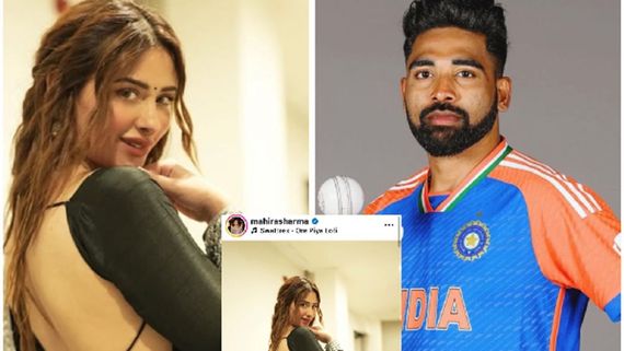 Cricketer Mohammed Siraj Likes On Mahira Sharma’s Latest Backless Pictures Spark Dating Rumours 