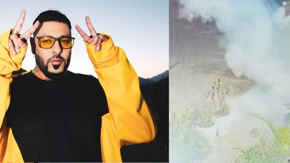 Badshah Under Threat After Salman Khan & AP Dhillon? CCTV Footage Shows Man Throwing Bomb Near Rapper's Club