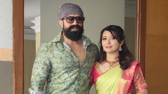 Power Couple Yash And Radhika Make Time For Family Moment And Fans Amidst Hectic Shooting Schedule In Mumbai  