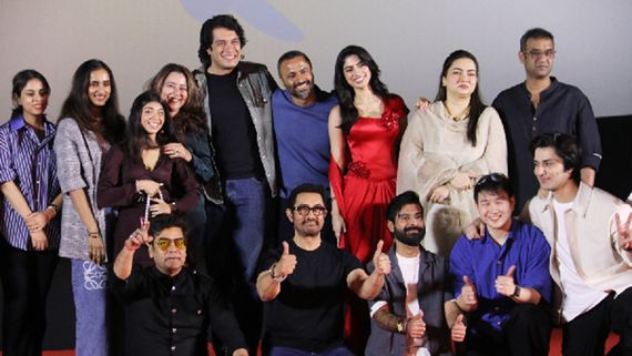 Loveyapa Trailer Launch Event: Junaid Khan And Khushi Kapoor Starrer Trailer Launch At New Excelsior Theatre 