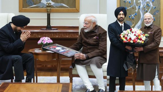 PM Modi & Diljit Dosanjh Meet-Up: PM Matches Beat With Ace Singer; Latter Says 'Fantastic Way To Start 2025'