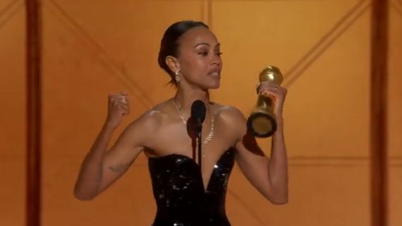 Golden Globe Awards 2025: Zoe Saldana's Gives Touching Speech As She Receives Award
