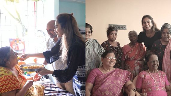 Bigg boss 18 Fame Shrutika Arjun Visits An Old Age Home in Chennai, Her Selfless Act Wins Hearts Online