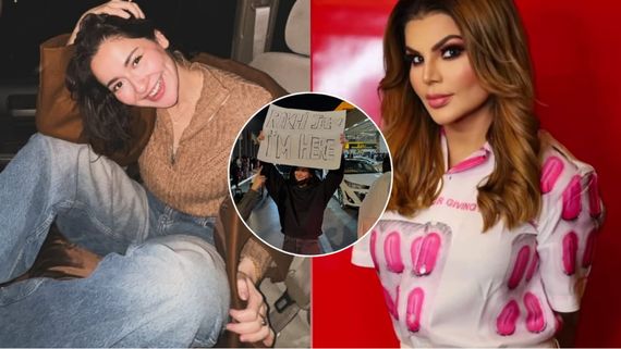 Pakistani Actress Hania Aamir's Viral Airport Welcome For Rakhi Sawant Leaves Internet In Splits