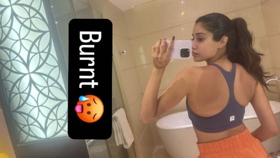 Param Sundari: Janhvi Kapoor Gets A Sunburn While Shooting In Kerala; See Pic