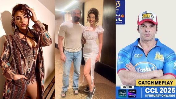 Cricket Meets Glamour: Seerat Kapoor Attends CCL to Cheer for Mumbai Heroes, Congratulates Sohail Khan
