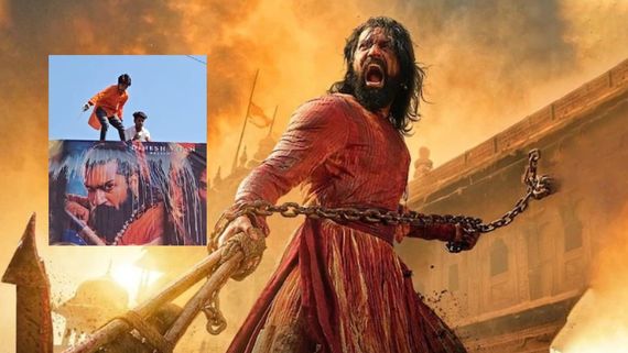 Chhaava Becomes 2025's Biggest Hindi Opener: Vicky Kaushal's Fans Pour Milk, Perform Aarti To Poster, WATCH