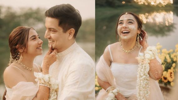 Prajakta Koli & Vrishank Khanal Wedding: MostlySane Shares White-Themed Haldi Pics, Check