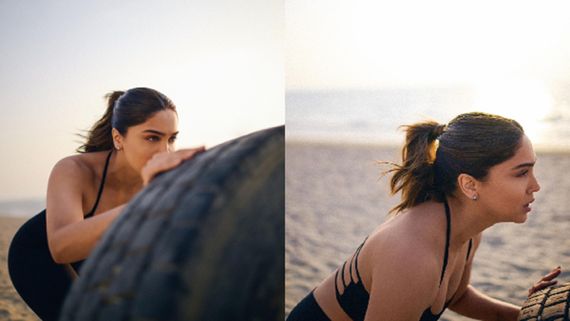 Sharvari Flips Tyres On A Beach, Prepares For Another Intense Alpha Action Schedule!