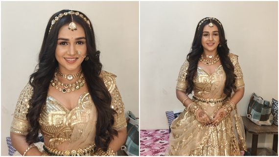 Rachana Mistry’s Golden Bridal Look In Jagriti-Ek Nayi Subah Sets A New Trend