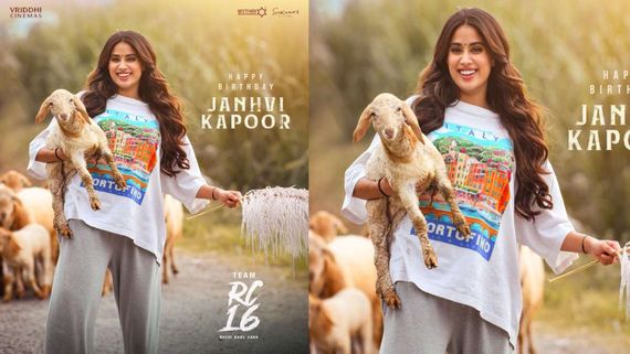RC 16: Ram Charan-Buchi Babu Sana's Team Wish Janhvi Kapoor With A First Look Poster On Her Birthday